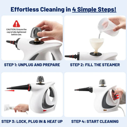 Portable DeepClean Steam Cleaner